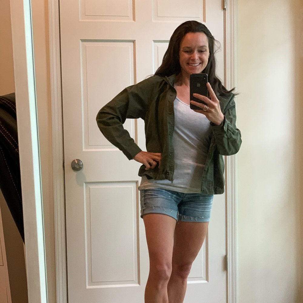 Full tilt army green coat